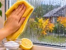 Дождь льёт стеной, а окна без мутных потёков: натираю стекло 1 вещью — капли сами убегают вниз