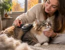 Шерсть по углам и постоянная уборка? 3 шага, которые помогут кошке во время осенней линьки
