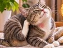 Кошка чешется так, будто вся в блохах, но шерсть чистая: 5 причин оставляют кожу красной и раздражённой