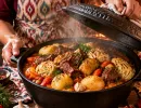 Когда пришла осень – готовлю узбекскую димламу: мясо, капуста, картошка и пикантный аромат яблока