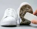 1 предмет из школьного пенала - белая подошва сияет как новая: ни пятен, ни черных разводов