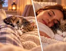 Кошка спит в ногах или у головы? Это не случайно – вот что она пытается сказать