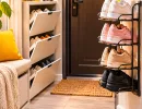Обувь у двери уже как баррикада: 4 узких решения спасают проход и не съедают ни сантиметра