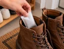Ботинки сухие, а запах всё равно остаётся: кладу внутрь всего 1 штуку – к утру обувь дышит свежестью