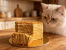 Нашла старый рецепт "Рыжика": домашний торт получается медовым и очень нежным