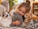 Не тыгыдыкают по ночам, не дерут диваны и обожают детей: 4 породы кошек-ангелов для маленькой квартиры