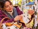 В ноябре собираю берёзовую кору как сокровище: бесплатно, а пользы дома и на даче – вагон и маленькая тележка
