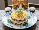 Забудьте про «Мимозу» - в тренде салат «Гнездо»: курица, яйца и картофельная «шубка» - хит праздника