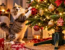 Новогодняя елка больше не упадёт, даже если на неё прыгнет упитанный кот: 3 способа железно закрепить дерево