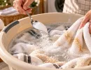 2 ложки в таз воды – и жир с полотенец сползает без следа: ни кипятка, ни дорогих средств