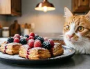 Очередная вкуснятина: творожно-вишневые слойки из готового теста. Простой рецепт хрустящей выпечки к чаю