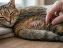 Болячки с запахом у кошки: почему появляются и как лечатся?