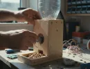 Автоматическая кормушка для кошек своими руками