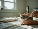 Как померить температуру кошке