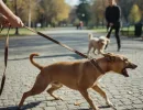 Собака кидается на других собак, что делать?