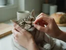 Как дать кошке таблетку?