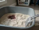 Кот писает кровью: причины, симптомы и лечение