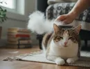 Кот сильно линяет: почему и как этого избежать?