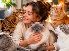 Никогда не укусят и не спрячутся под диван: 5 самых ласковых пород кошек с характером преданной собаки