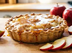 Вместо шарлотки пеку яблочный пирог с карамелью - вкус богаче и ярче: никаких сложных кулинарных приемов
