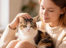 Где нельзя гладить кошку: 7 запретных мест, которые лучше не трогать