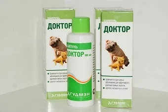 Шампунь Доктор против дерматологических заболеваний у животных