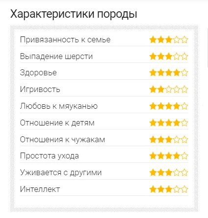 Характеристики британской кошки