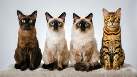 Кошка есть, а шерстяных сугробов нет: 4 породы, которые подойдут тем, кто помешан на порядке