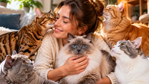 Никогда не укусят и не спрячутся под диван: 5 самых ласковых пород кошек с характером преданной собаки