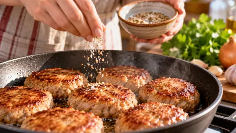 2 щепотки на 1 кг мяса – котлеты получаются сочнейшими: ем и на пятый день, а все равно вкусно