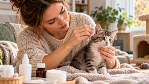 Как быстро вылечить лишай у котенка дома и не заразиться всей семьей: честная инструкция