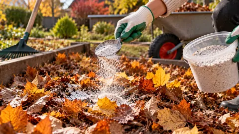 3 ложки на опавшие листья – и никакой навоз не нужен: к весне земля превращается в рыхлый пух, плодородный и жирный