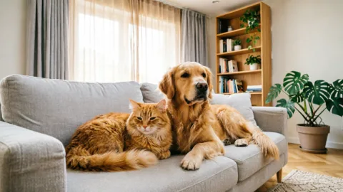 Взяли кота и собаку — они стали лучшими друзьями: 5 пород, которые точно подружатся