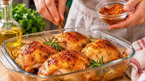Курицу больше не топлю в майонезе: 1 копеечная специя — и мясо сочное, ароматное, будто из ресторана