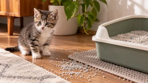 Котёнок ходит мимо лотка, хотя наполнитель меняли уже трижды: 5 ошибок только закрепляют привычку