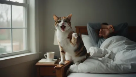 Как отучить кота орать по утрам
