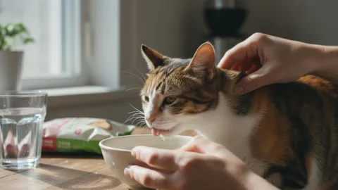 Обезвоживание у кота