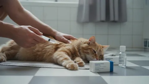 Как сделать клизму коту в домашних условиях