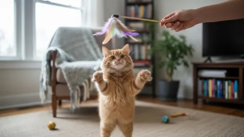Как развеселить кота