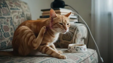 Кот расчесывает ухо: почему и как лечить?