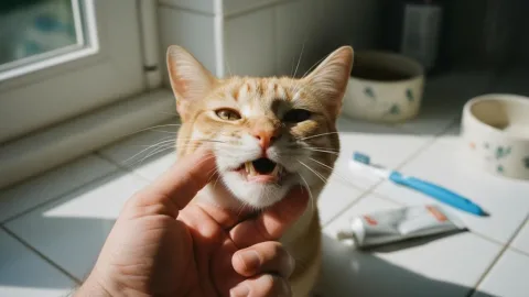Зубной камень у кошек