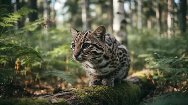 Амурский лесной кот
