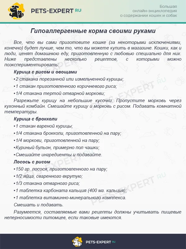 Готовим питомцам самостоятельно