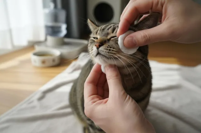 Уход за кошкой очень важен