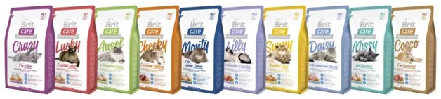 Линия кормов «Britcare» имеет богатый ассортимент и подходит для питания разным групповым категориям кошек