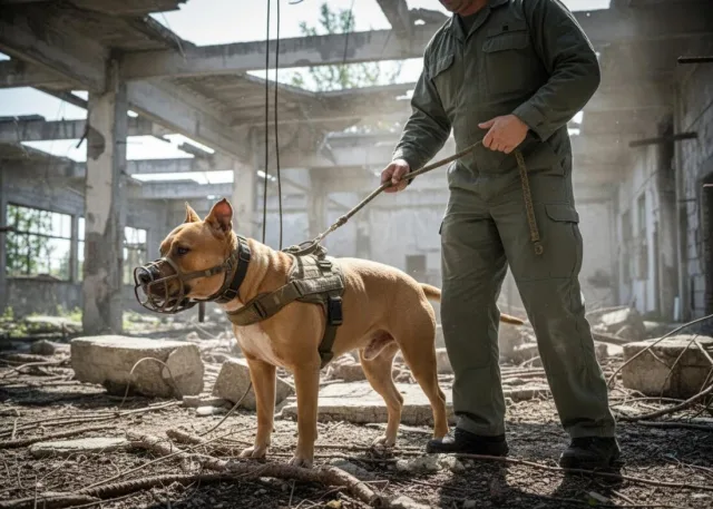 Питбули на службе