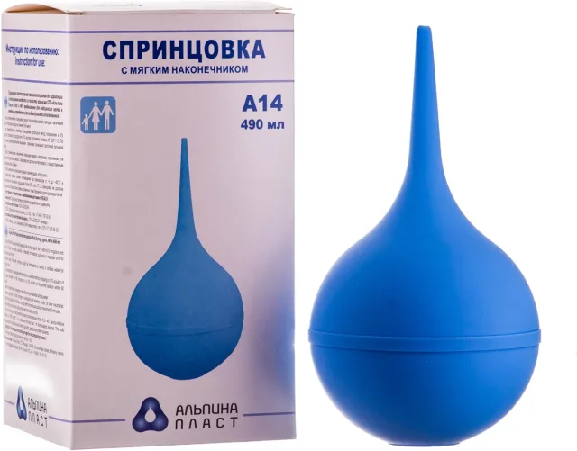 Спринцовка стерилизуется тем же способом, что и прочие инструменты