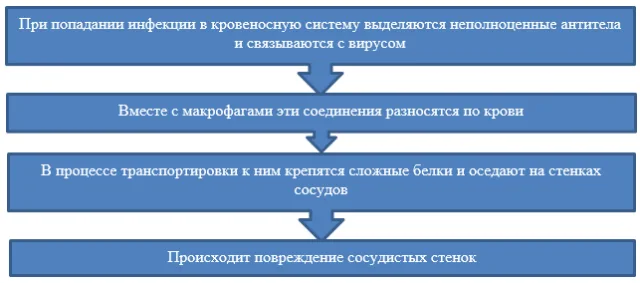 Процесс заражения