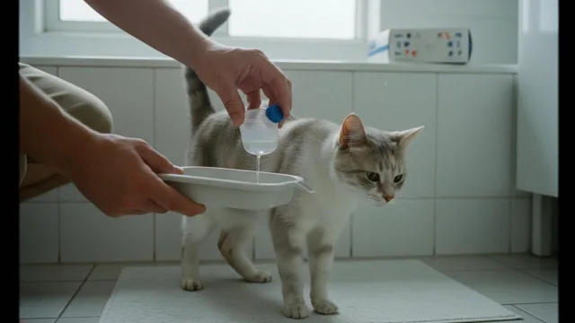 Как собрать мочу у кота на анализ