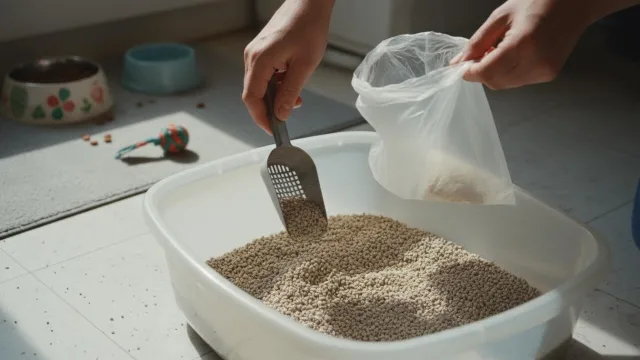 Кот не может сходить в туалет